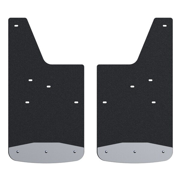 TEXTURED RUBBER MUD GUARDS - FRONT 23IN